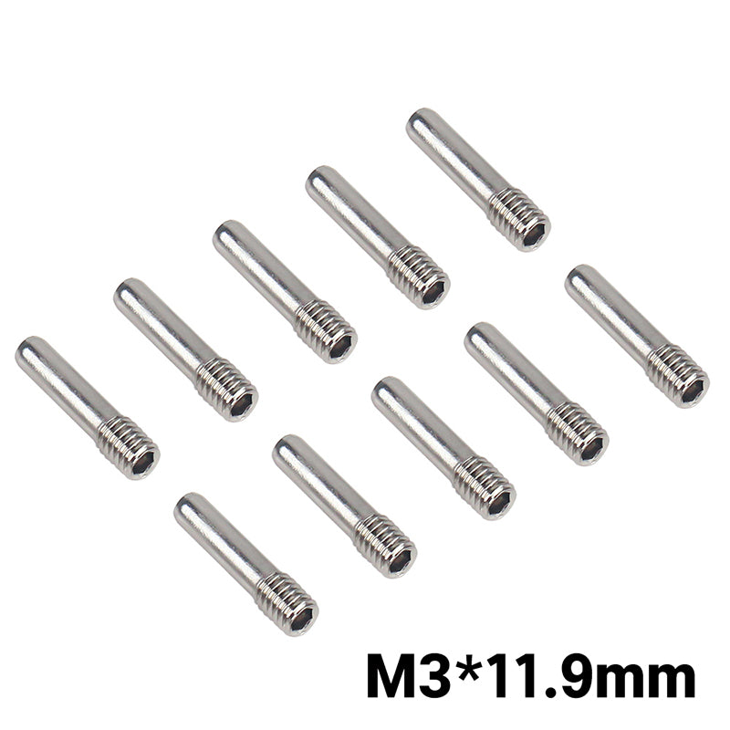 INJORA 10Pcs Stainless Steel M3 M4 Headless Hexagon Drive shaft Screw Pins for 1/10 RC Crawler 4 INJORA 10Pcs Stainless Steel M3 M4 Headless Hexagon Drive shaft Screw Pins for 1/10 RC Crawler