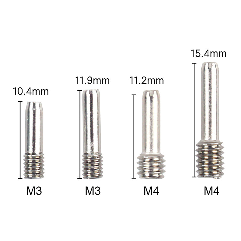 INJORA 10Pcs Stainless Steel M3 M4 Headless Hexagon Drive shaft Screw Pins for 1/10 RC Crawler 7 INJORA 10Pcs Stainless Steel M3 M4 Headless Hexagon Drive shaft Screw Pins for 1/10 RC Crawler