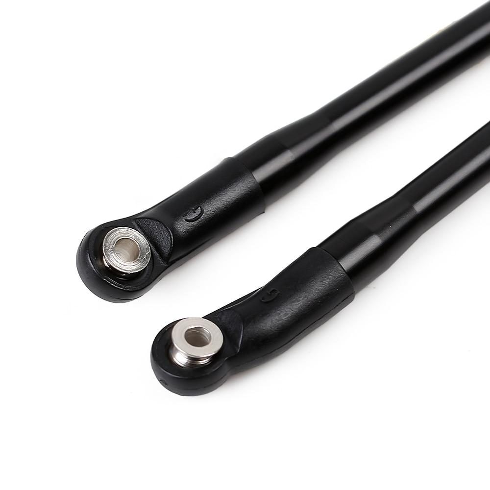 INJORA 10Pcs/Set 313mm Aluminum Links Set Plastic Rod Ends for Axial SCX10 II 90046 16 INJORA 10Pcs/Set 313mm Aluminum Links Set Plastic Rod Ends for Axial SCX10 II 90046