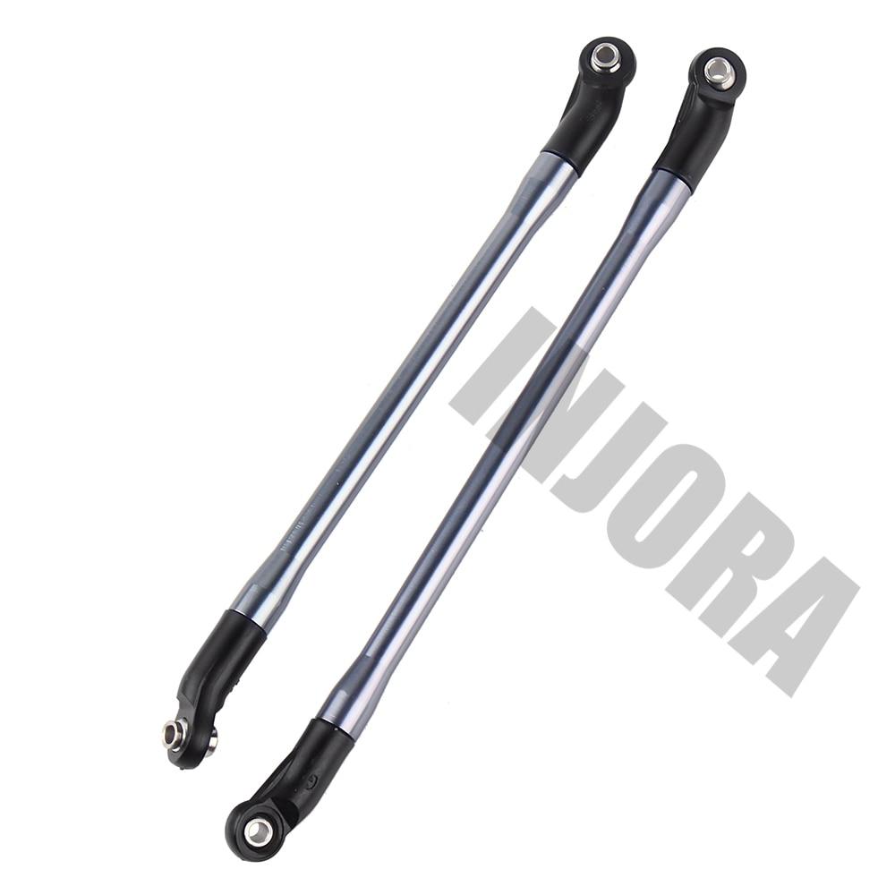 INJORA 10Pcs/Set 313mm Aluminum Links Set Plastic Rod Ends for Axial SCX10 II 90046 7 INJORA 10Pcs/Set 313mm Aluminum Links Set Plastic Rod Ends for Axial SCX10 II 90046