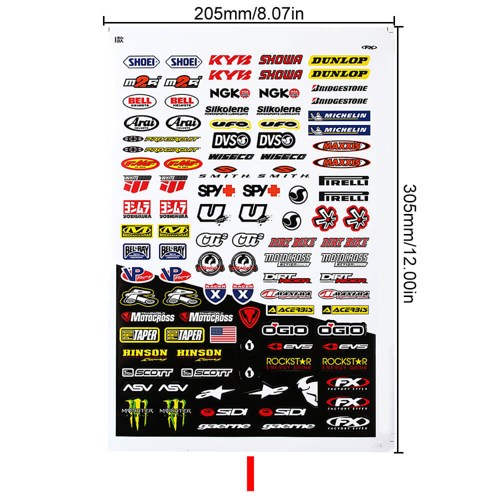 INJORA 11 PCS Decals Stickers for 1/10 Scale RC Crawler Car Axial Traxxas Redcat 11 INJORA 11 PCS Decals Stickers for 1/10 Scale RC Crawler Car Axial Traxxas Redcat