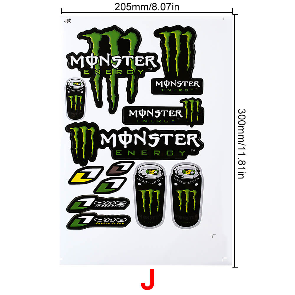 INJORA 11 PCS Decals Stickers for 1/10 Scale RC Crawler Car Axial Traxxas Redcat 12 INJORA 11 PCS Decals Stickers for 1/10 Scale RC Crawler Car Axial Traxxas Redcat