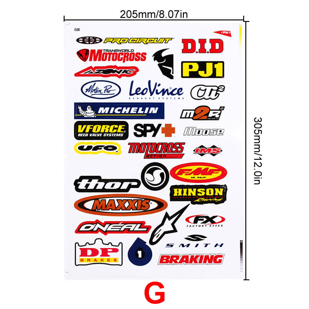 INJORA 11 PCS Decals Stickers for 1/10 Scale RC Crawler Car Axial Traxxas Redcat 9 INJORA 11 PCS Decals Stickers for 1/10 Scale RC Crawler Car Axial Traxxas Redcat