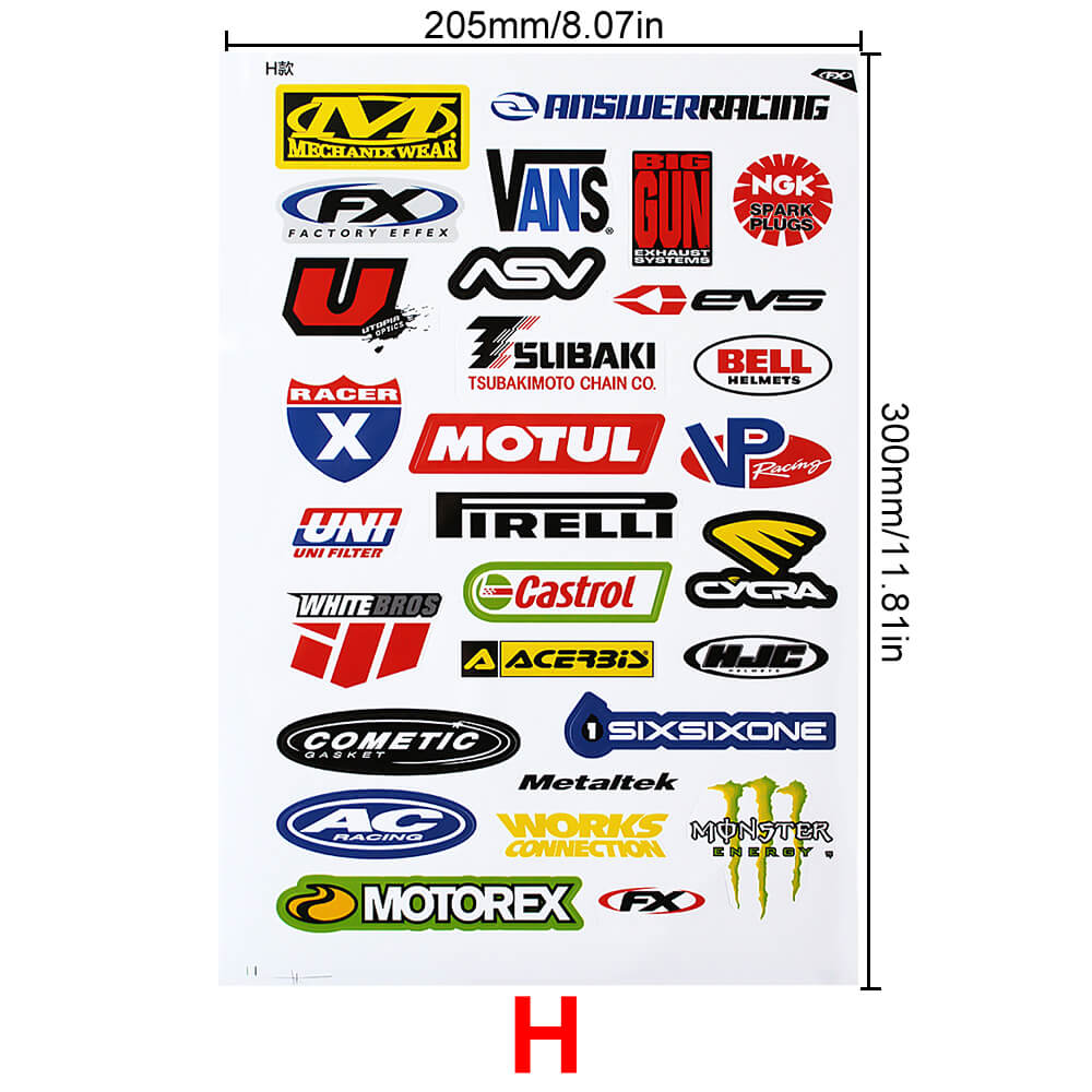INJORA 11 PCS Decals Stickers for 1/10 Scale RC Crawler Car Axial Traxxas Redcat 10 INJORA 11 PCS Decals Stickers for 1/10 Scale RC Crawler Car Axial Traxxas Redcat