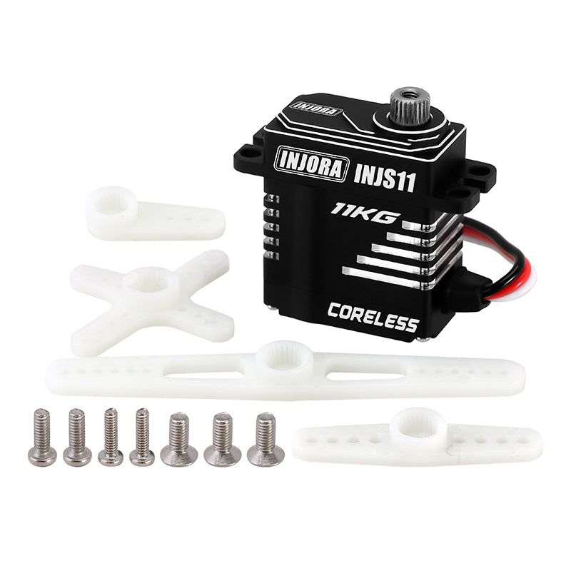 INJORA 11KG Coreless High Torque Micro Servo for 1/18 TRX4M (INJS11) 12 INJORA 11KG Coreless High Torque Micro Servo for 1/18 TRX4M (INJS11)
