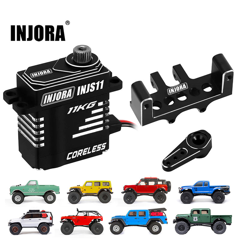 INJORA 11KG Coreless High Torque Micro Servo for 1/24 SCX24 AX24 (INJS11)