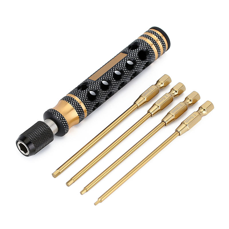 INJORA 12-in-1 Hex, Nut Driver, Phillips, Slotted Screwdriver Quick Change RC Tool Kit for 1/10 1/8 RC 3 INJORA 12-in-1 Hex, Nut Driver, Phillips, Slotted Screwdriver Quick Change RC Tool Kit for 1/10 1/8 RC