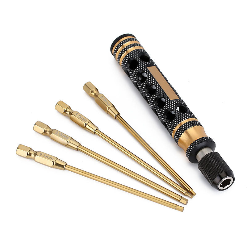 INJORA 12-in-1 Hex, Nut Driver, Phillips, Slotted Screwdriver Quick Change RC Tool Kit for 1/10 1/8 RC 4 INJORA 12-in-1 Hex, Nut Driver, Phillips, Slotted Screwdriver Quick Change RC Tool Kit for 1/10 1/8 RC