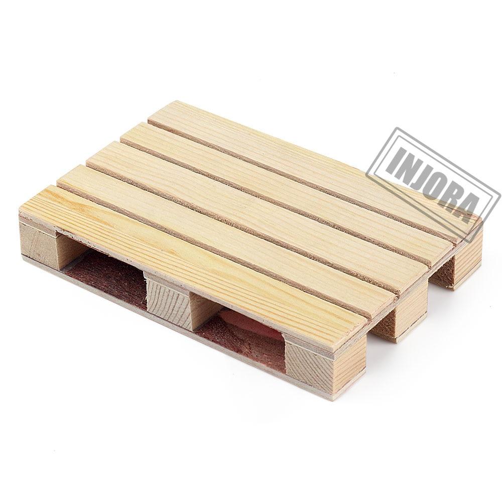 INJORA 120*80mm Mini Wooden Pallet Decor for 1/10 RC Crawler 5 INJORA 120*80mm Mini Wooden Pallet Decor for 1/10 RC Crawler