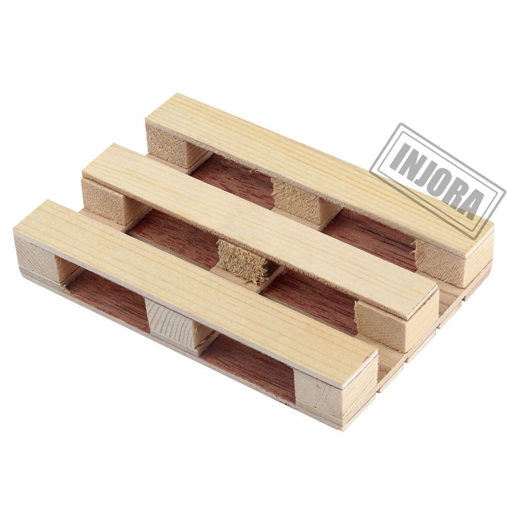 INJORA 120*80mm Mini Wooden Pallet Decor for 1/10 RC Crawler 6 INJORA 120*80mm Mini Wooden Pallet Decor for 1/10 RC Crawler