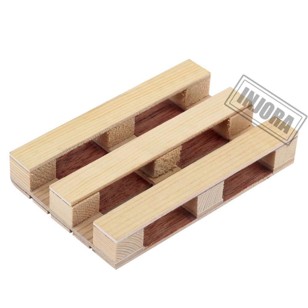 INJORA 120*80mm Mini Wooden Pallet Decor for 1/10 RC Crawler 7 INJORA 120*80mm Mini Wooden Pallet Decor for 1/10 RC Crawler