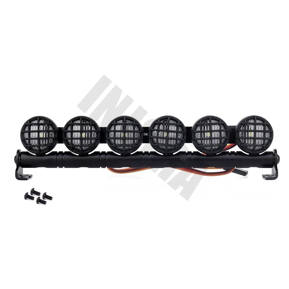 INJORA 152mm 6-Light Multi-function LED Light Bar for 1/10 1/8 RC Car 3 INJORA 152mm 6-Light Multi-function LED Light Bar for 1/10 1/8 RC Car