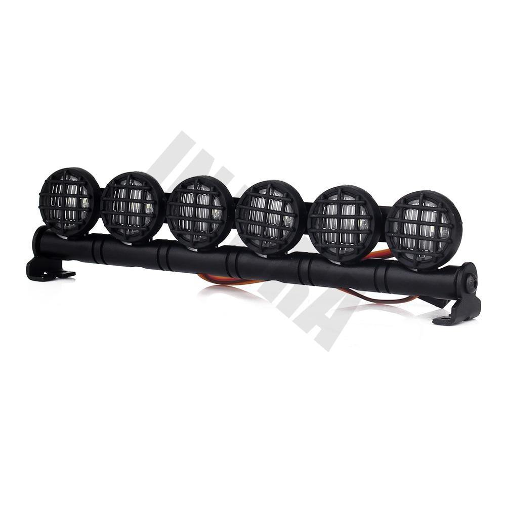 INJORA 152mm 6-Light Multi-function LED Light Bar for 1/10 1/8 RC Car 4 INJORA 152mm 6-Light Multi-function LED Light Bar for 1/10 1/8 RC Car