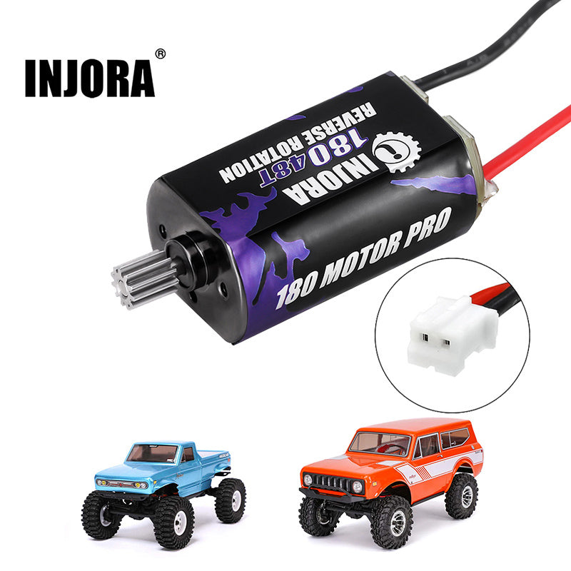 INJORA 180 Brushed 48T Motor with Steel Pinion for 1/18 Redcat Ascent-18