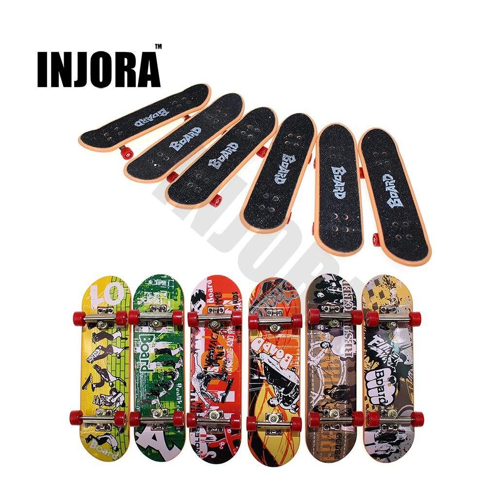 INJORA 1pc Mini Graffiti Skateboard, 1/10 Scale Accessories for RC Crawler