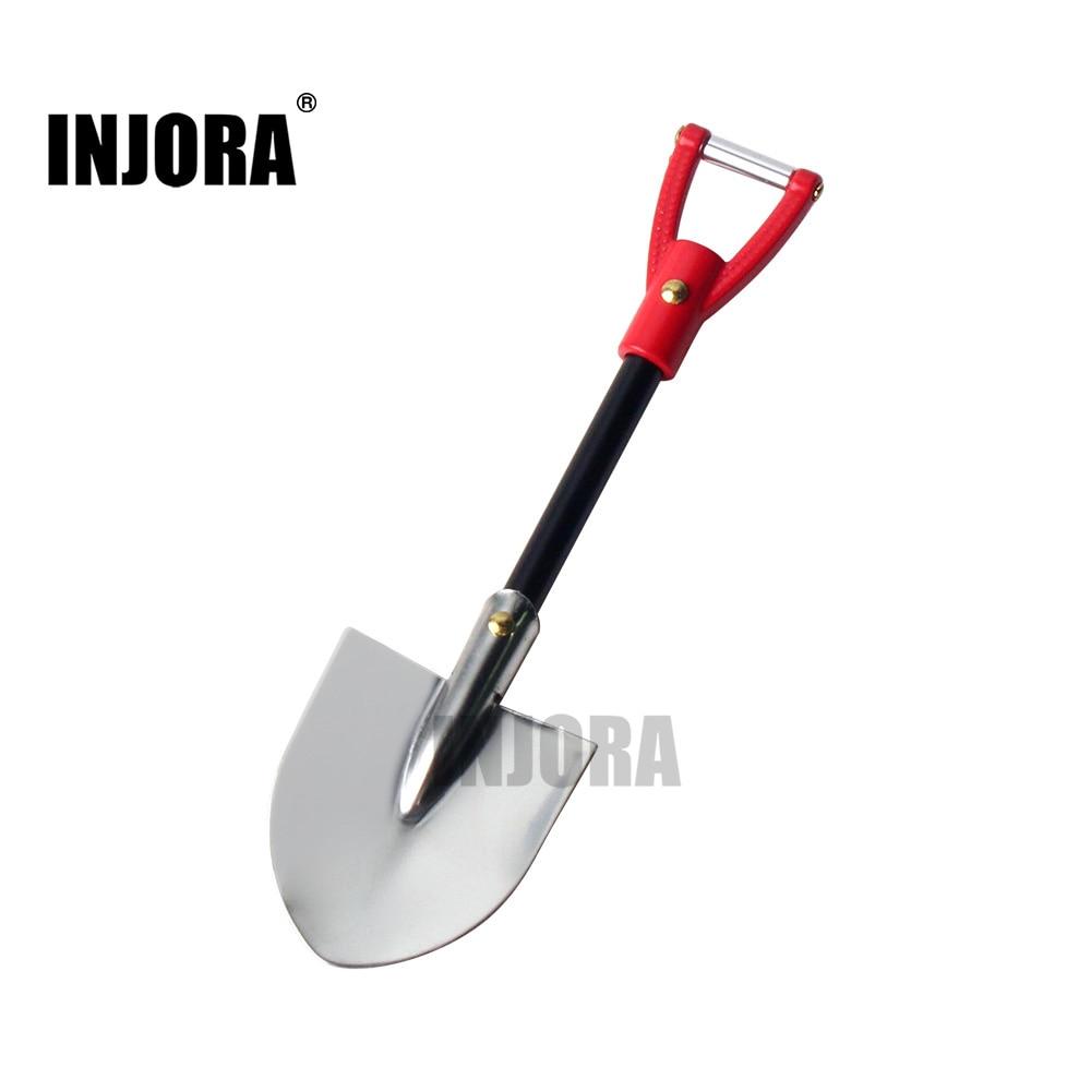 INJORA 1pc Mini Metal Shovel, 1/10 Scale Accessories for RC Crawler