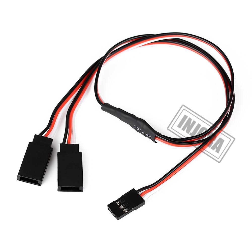 INJORA 1PCS 15/30/40cm RC Servo Extension Y Wire Cable Y harness for JR Futaba RC Model 5 INJORA 1PCS 15/30/40cm RC Servo Extension Y Wire Cable Y harness for JR Futaba RC Model