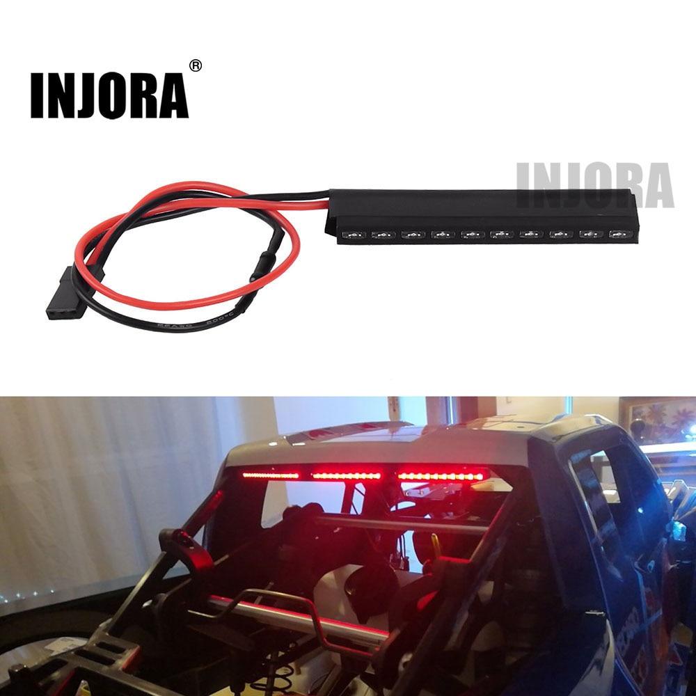 INJORA 1PCS 32/62mm Red LED Brake Light Lamp for 1/10 RC Car
