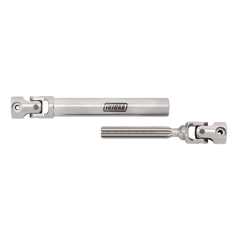 INJORA 1pcs Stainless Steel Drive Shaft with D Shaped Hole for SCX24 AX24 FCX18 FCX24m 18 INJORA 1pcs Stainless Steel Drive Shaft with D Shaped Hole for SCX24 AX24 FCX18 FCX24m