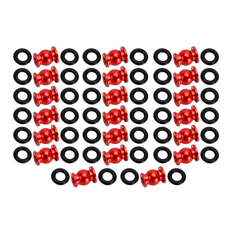 INJORA 20PCS Aluminum / Brass Joint Balls Pivot Balls with O-rings for INJORA SCX24 Shock Links 4 INJORA 20PCS Aluminum / Brass Joint Balls Pivot Balls with O-rings for INJORA SCX24 Shock Links