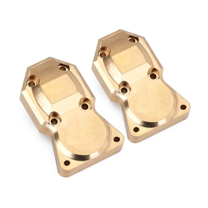 INJORA 2pcs 10g/pcs Heavy Front Rear Brass Diff Covers for Axial SCX24 AX24 3 INJORA 2pcs 10g/pcs Heavy Front Rear Brass Diff Covers for Axial SCX24 AX24