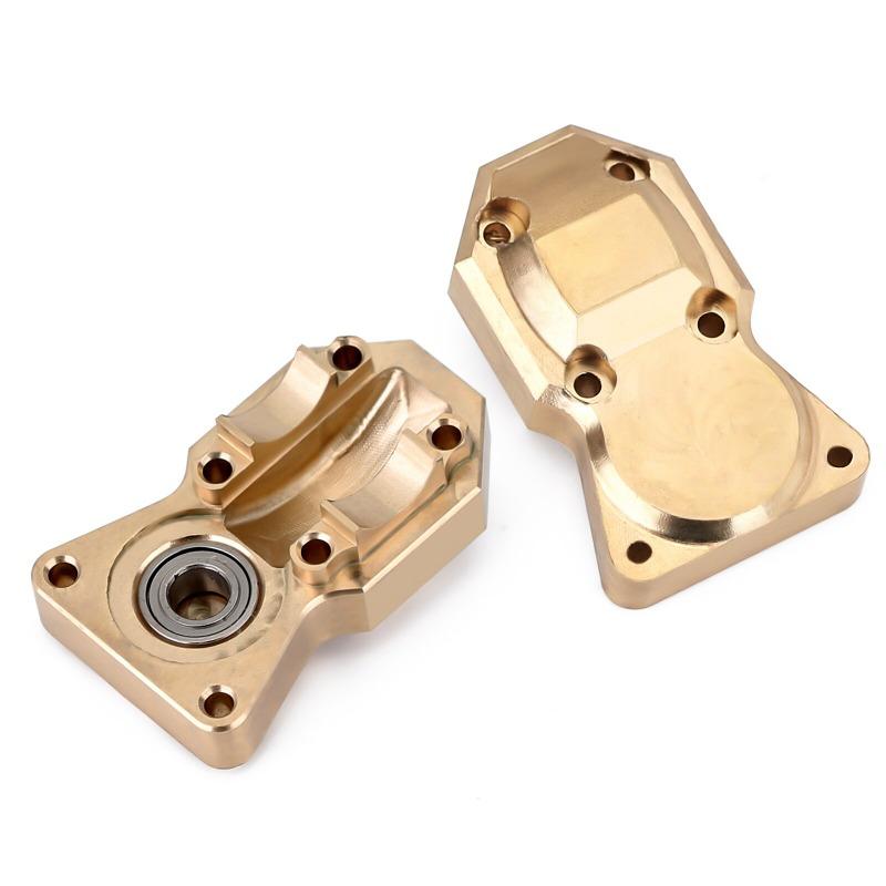 INJORA 2pcs 10g/pcs Heavy Front Rear Brass Diff Covers for Axial SCX24 AX24 4 INJORA 2pcs 10g/pcs Heavy Front Rear Brass Diff Covers for Axial SCX24 AX24