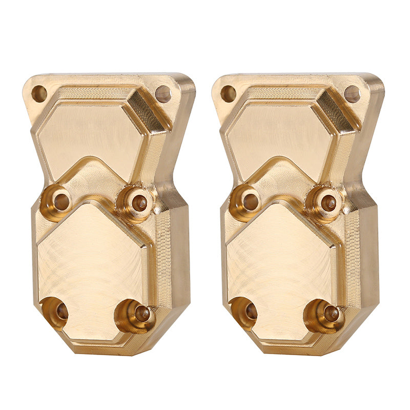 INJORA 2pcs 10g/pcs Heavy Front Rear Brass Diff Covers for Axial SCX24 AX24 6 INJORA 2pcs 10g/pcs Heavy Front Rear Brass Diff Covers for Axial SCX24 AX24
