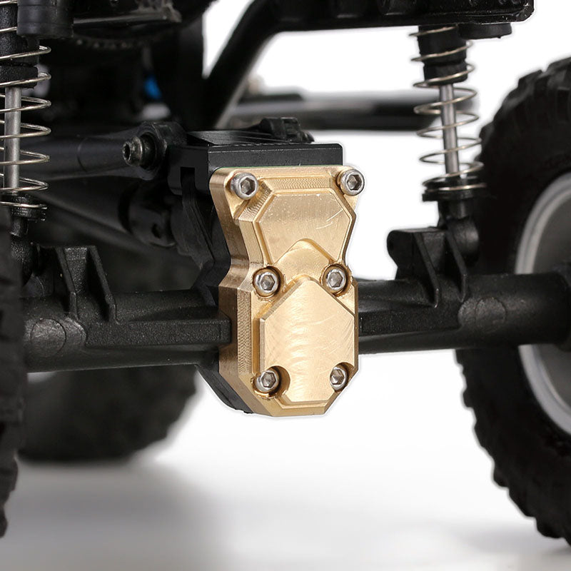 INJORA 2pcs 10g/pcs Heavy Front Rear Brass Diff Covers for Axial SCX24 AX24 10 INJORA 2pcs 10g/pcs Heavy Front Rear Brass Diff Covers for Axial SCX24 AX24
