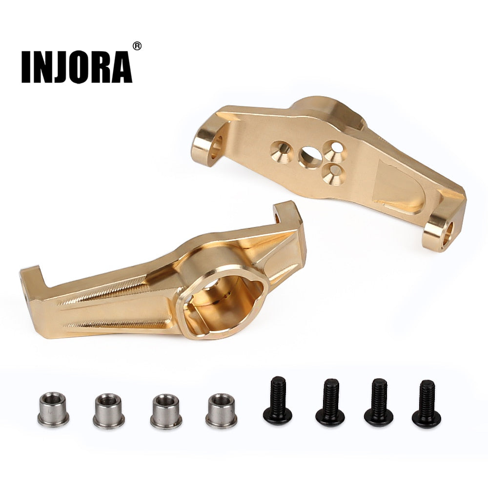 INJORA 2PCS 32g/pcs Brass Caster Blocks C Hubs #8232 for TRX-4 TRX-6