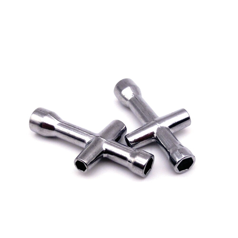 INJORA 2PCS 4.0 5.0 5.5 7.0mm Cross Wrench Hex Nut Driver Socket Repair Tool 3 INJORA 2PCS 4.0 5.0 5.5 7.0mm Cross Wrench Hex Nut Driver Socket Repair Tool