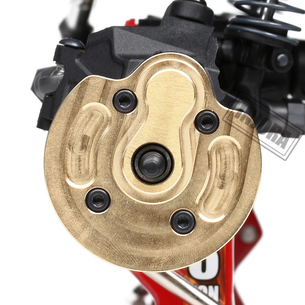 INJORA 2PCS Brass Portal Steering Knuckle Cap Housing for SCX10 III Capra 1.9 14 INJORA 2PCS Brass Portal Steering Knuckle Cap Housing for SCX10 III Capra 1.9