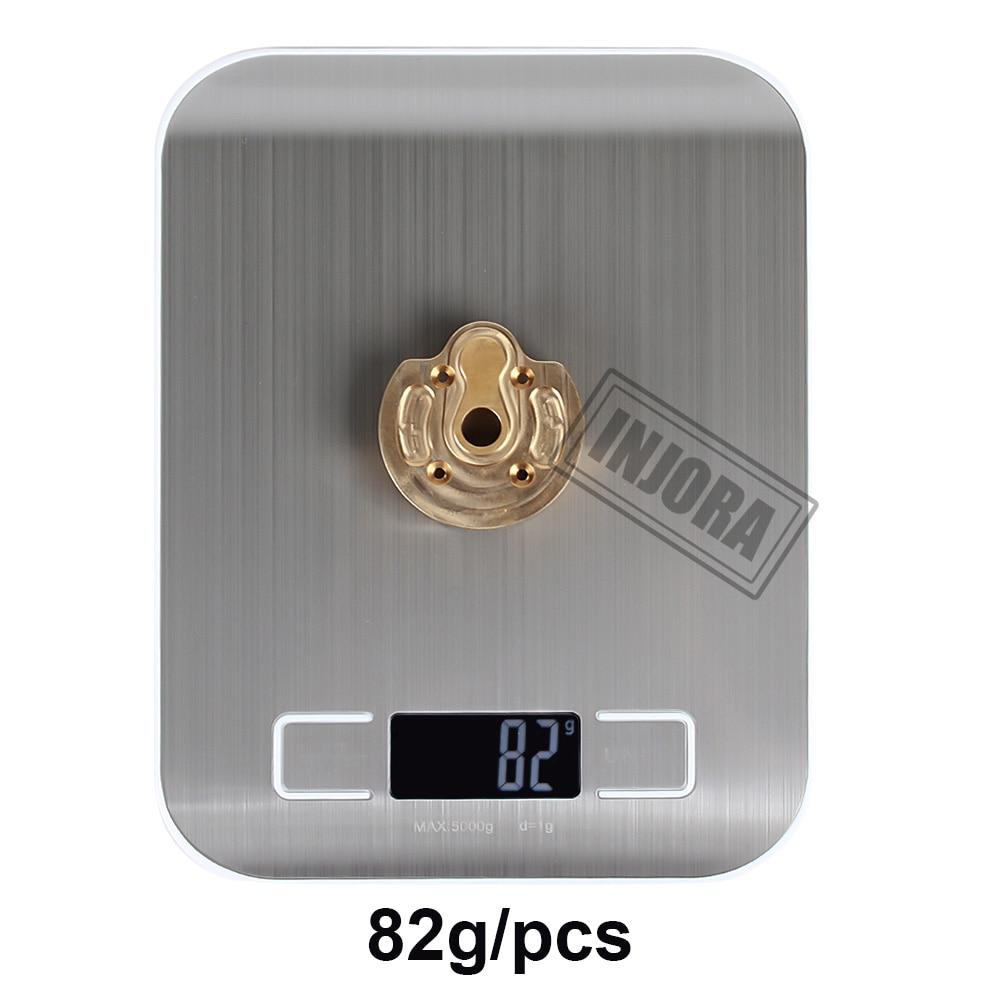 INJORA 2PCS Brass Portal Steering Knuckle Cap Housing for SCX10 III Capra 1.9 18 INJORA 2PCS Brass Portal Steering Knuckle Cap Housing for SCX10 III Capra 1.9