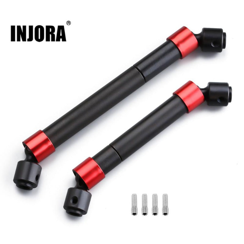 INJORA 2PCS Metal CVD Drive Shaft for Traxxas TRX-4