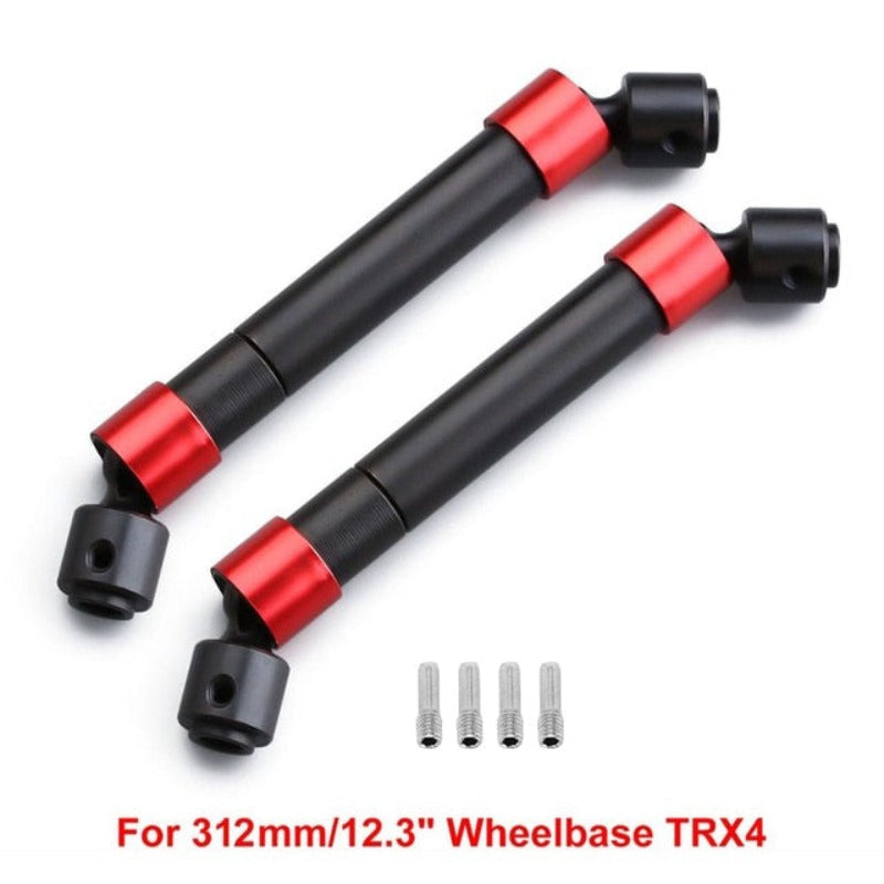 INJORA 2PCS Metal CVD Drive Shaft for Traxxas TRX-4 3 INJORA 2PCS Metal CVD Drive Shaft for Traxxas TRX-4