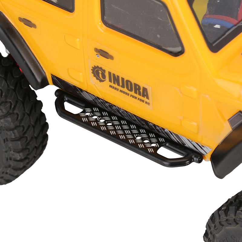 INJORA 2PCS Metal Rock Sliders Side Pedal for Axial SCX24 Jeep Wrangler Deadbolt Bronco 19 INJORA 2PCS Metal Rock Sliders Side Pedal for Axial SCX24 Jeep Wrangler Deadbolt Bronco