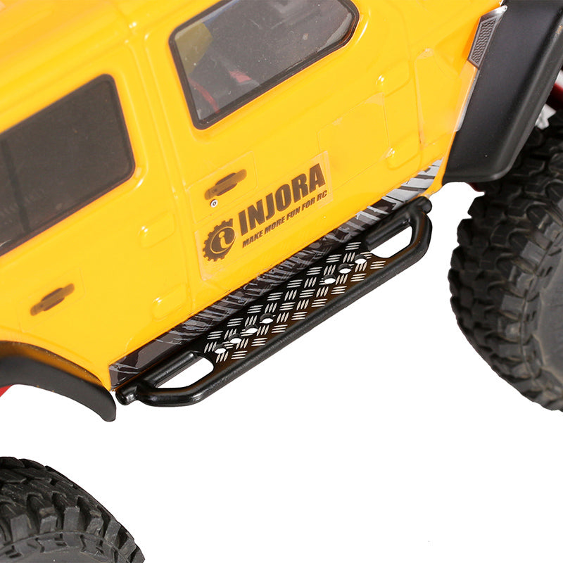 INJORA 2PCS Metal Rock Sliders Side Pedal for Axial SCX24 Jeep Wrangler Deadbolt Bronco 20 INJORA 2PCS Metal Rock Sliders Side Pedal for Axial SCX24 Jeep Wrangler Deadbolt Bronco