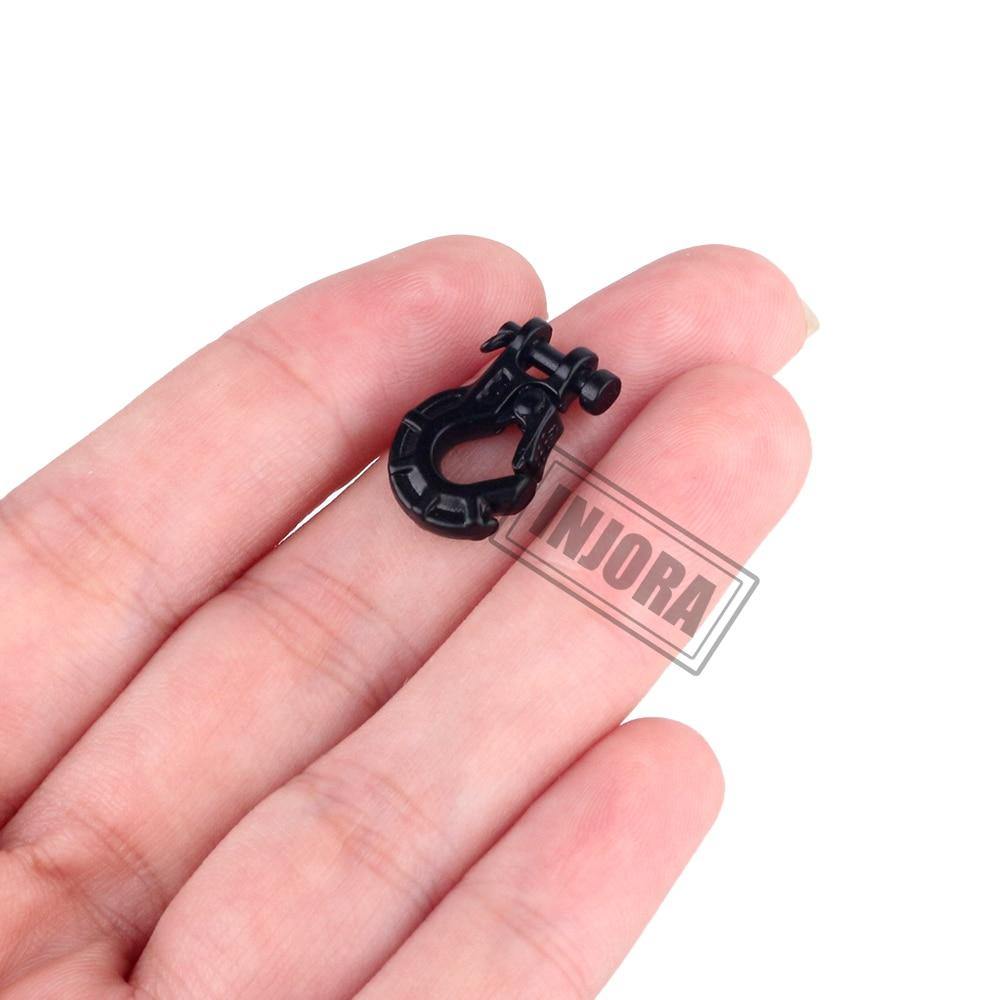 INJORA 2pcs Metal Winch Hooks, 1/10 Scale Accessories for RC Crawler 7 INJORA 2pcs Metal Winch Hooks, 1/10 Scale Accessories for RC Crawler