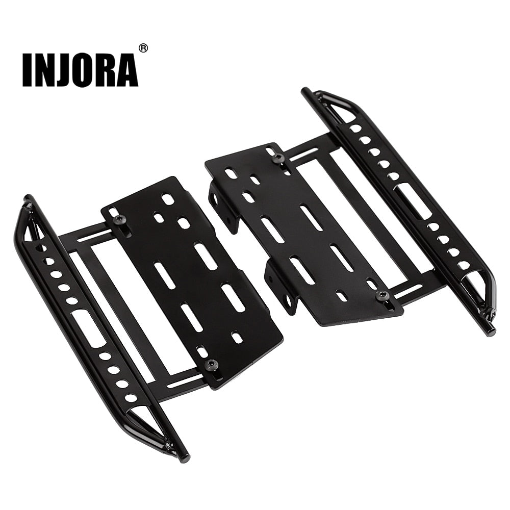INJORA 2PCS RC Car Rock Sliders Metal Pedal for Axial SCX10 II 90046