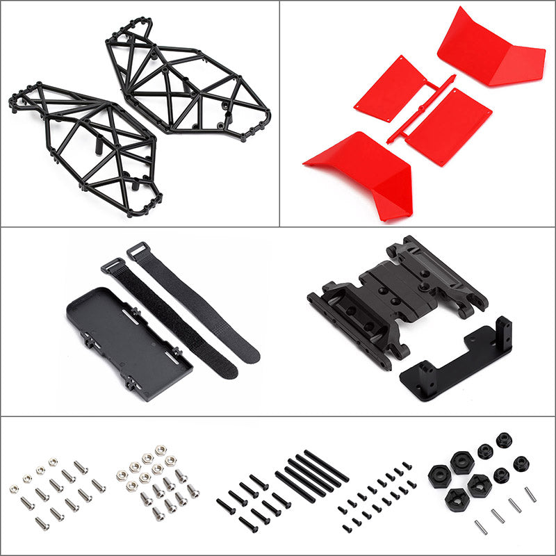INJORA 310mm Wheelbase Nylon Rock Buggy Chassis Roll Cage for 1/10 RC Crawler 11 INJORA 310mm Wheelbase Nylon Rock Buggy Chassis Roll Cage for 1/10 RC Crawler