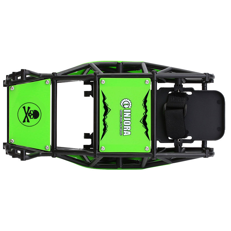 INJORA 310mm Wheelbase Nylon Rock Buggy Chassis Roll Cage for 1/10 RC Crawler 6 INJORA 310mm Wheelbase Nylon Rock Buggy Chassis Roll Cage for 1/10 RC Crawler