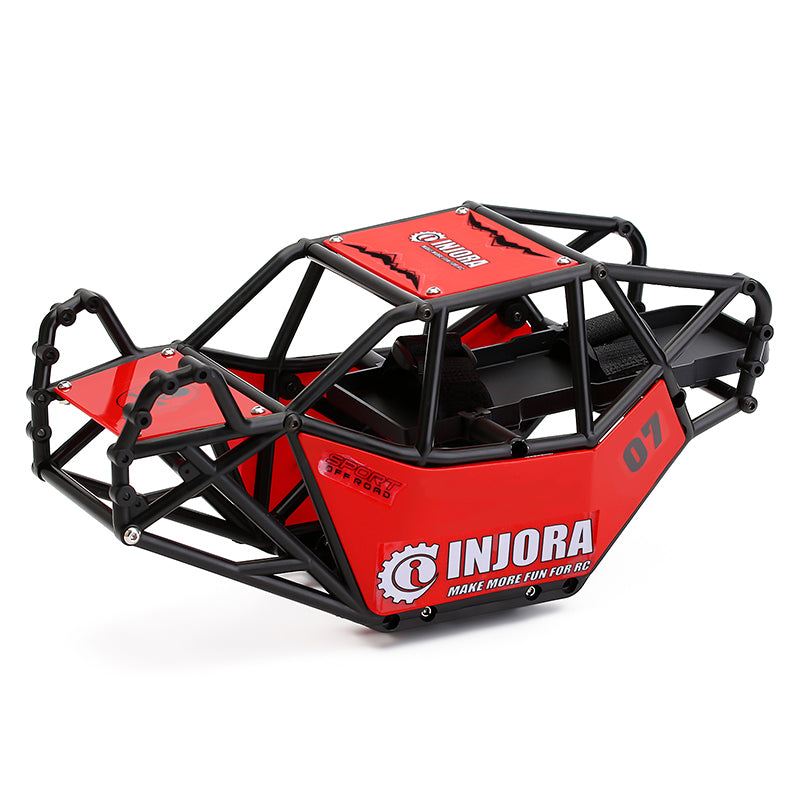 INJORA 310mm Wheelbase Nylon Rock Buggy Chassis Roll Cage for 1/10 RC Crawler 10 INJORA 310mm Wheelbase Nylon Rock Buggy Chassis Roll Cage for 1/10 RC Crawler