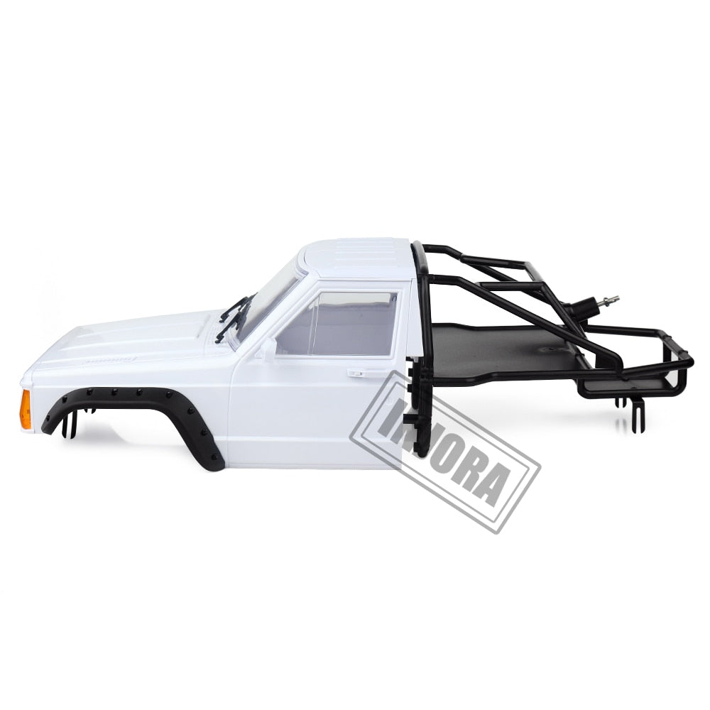 INJORA 313/324mm Wheelbase Jeep Cherokee Body Cab with Back-Half Cage 14 INJORA 313/324mm Wheelbase Jeep Cherokee Body Cab with Back-Half Cage