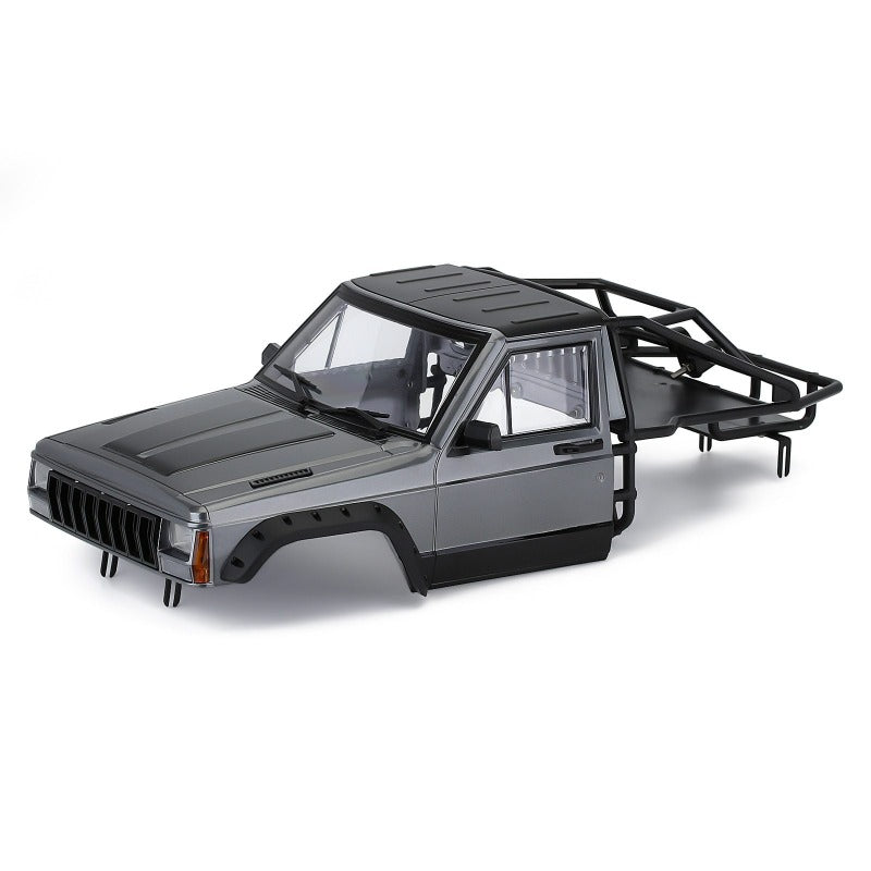 INJORA 313/324mm Wheelbase Jeep Cherokee Body Cab with Back-Half Cage 30 INJORA 313/324mm Wheelbase Jeep Cherokee Body Cab with Back-Half Cage