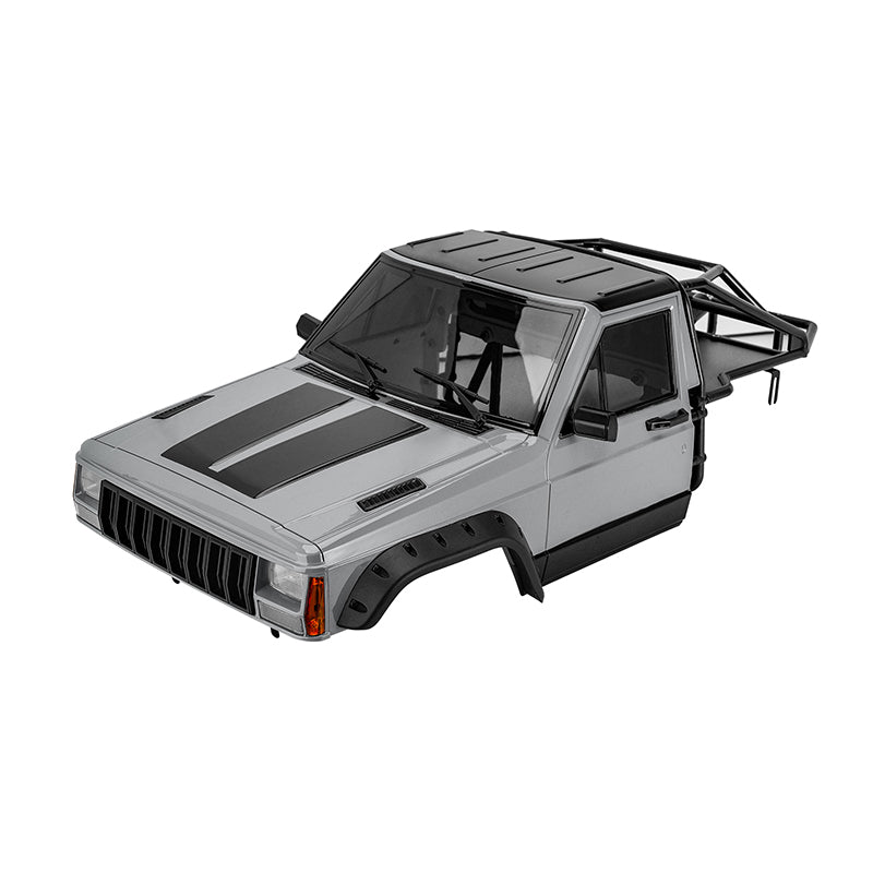 INJORA 313/324mm Wheelbase Jeep Cherokee Body Cab with Back-Half Cage 34 INJORA 313/324mm Wheelbase Jeep Cherokee Body Cab with Back-Half Cage