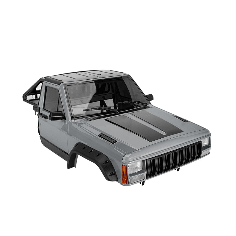 INJORA 313/324mm Wheelbase Jeep Cherokee Body Cab with Back-Half Cage 35 INJORA 313/324mm Wheelbase Jeep Cherokee Body Cab with Back-Half Cage
