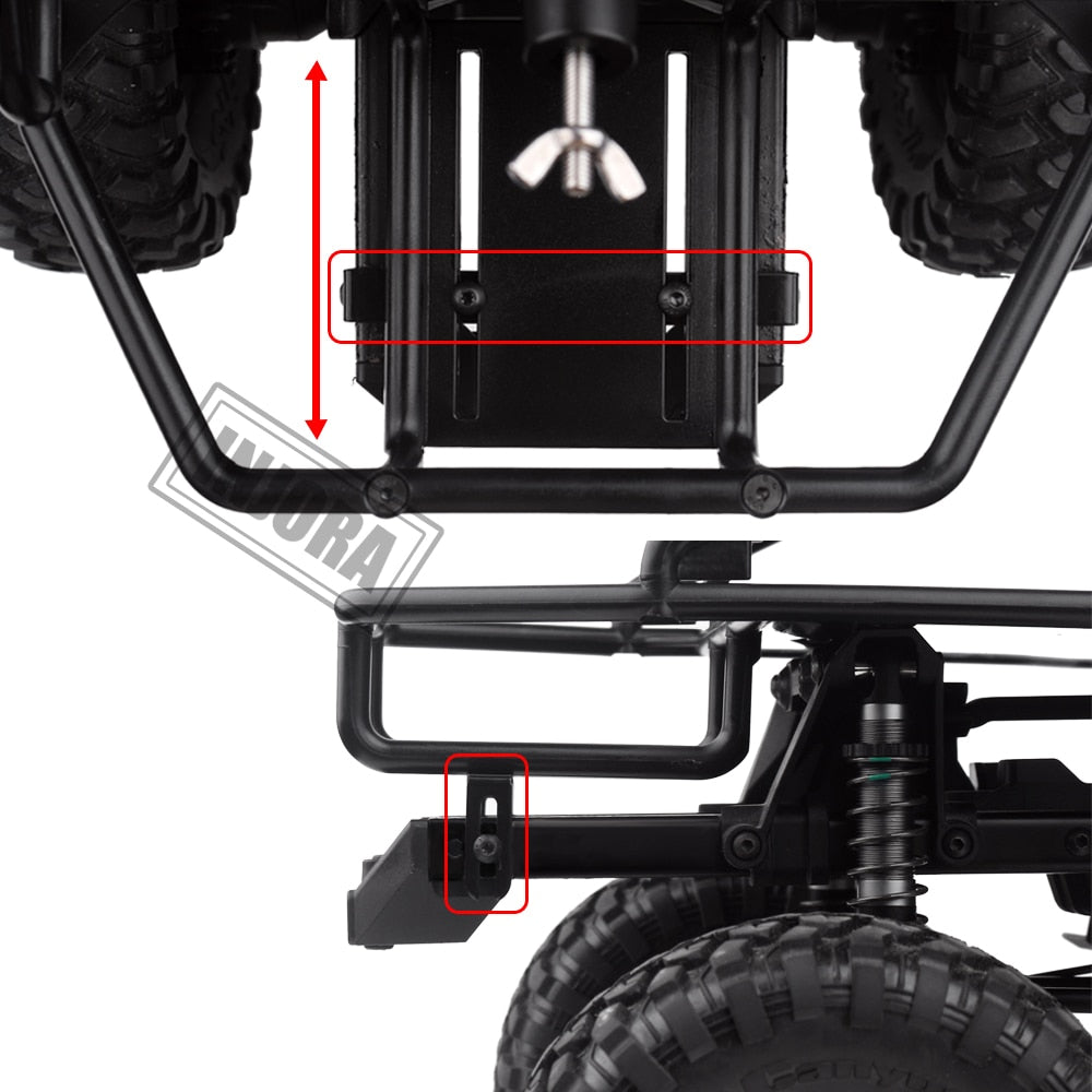INJORA 313/324mm Wheelbase Jeep Cherokee Body Cab with Back-Half Cage 7 INJORA 313/324mm Wheelbase Jeep Cherokee Body Cab with Back-Half Cage
