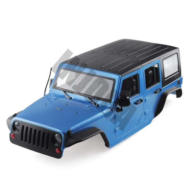 INJORA 313mm 12.3" Wheelbase Jeep Wrangler Unassembled Hard Top Body for Axial SCX10 & SCX10 II 90046 90047 15 INJORA 313mm 12.3" Wheelbase Jeep Wrangler Unassembled Hard Top Body for Axial SCX10 & SCX10 II 90046 90047