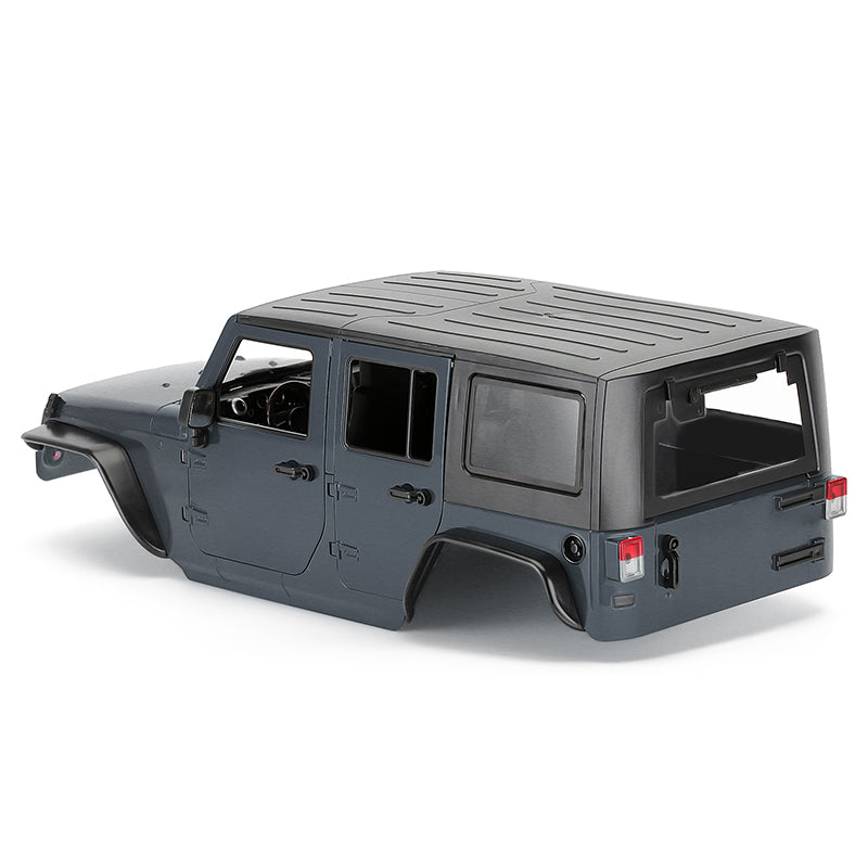 INJORA 313mm 12.3" Wheelbase Jeep Wrangler Unassembled Hard Top Body for Axial SCX10 & SCX10 II 90046 90047 20 INJORA 313mm 12.3" Wheelbase Jeep Wrangler Unassembled Hard Top Body for Axial SCX10 & SCX10 II 90046 90047