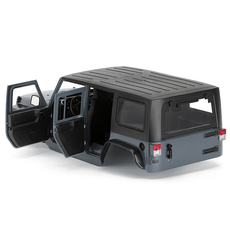 INJORA 313mm 12.3" Wheelbase Jeep Wrangler Unassembled Hard Top Body for Axial SCX10 & SCX10 II 90046 90047 21 INJORA 313mm 12.3" Wheelbase Jeep Wrangler Unassembled Hard Top Body for Axial SCX10 & SCX10 II 90046 90047