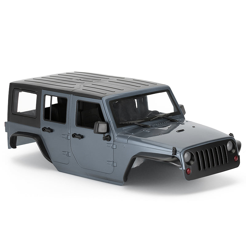 INJORA 313mm 12.3" Wheelbase Jeep Wrangler Unassembled Hard Top Body for Axial SCX10 & SCX10 II 90046 90047 22 INJORA 313mm 12.3" Wheelbase Jeep Wrangler Unassembled Hard Top Body for Axial SCX10 & SCX10 II 90046 90047